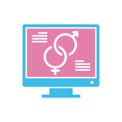 ivf icon on background for graphic and web design vector image