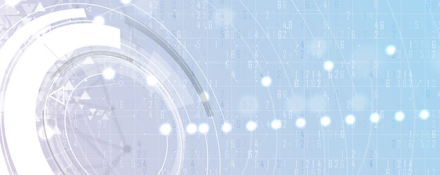 abstract artificial intelligence cloud computing vector image