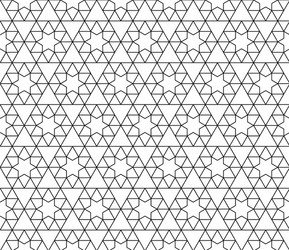 seamless geometric pattern with editable vector image