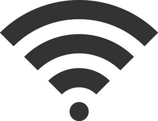 wifi signal icon wireless symbol connection web vector image