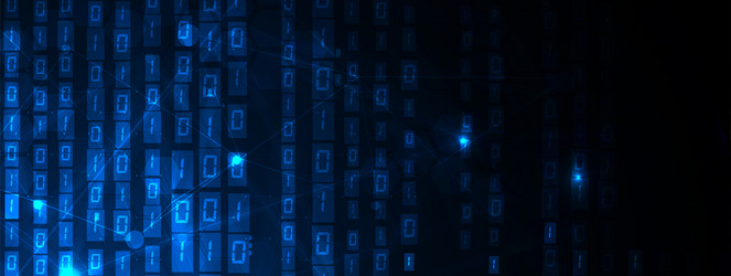 abstract artificial intelligence cloud computing vector image