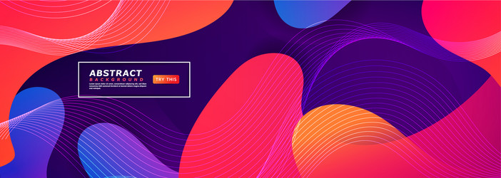 abstract colorful background design with dynamic vector image