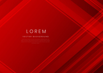 Abstract geometric diagonal overlay layer on red vector