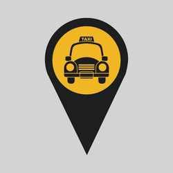 taxi icon vector image