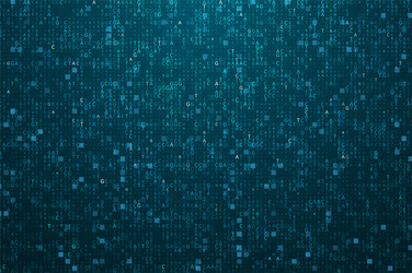 big genomic data visualization vector image