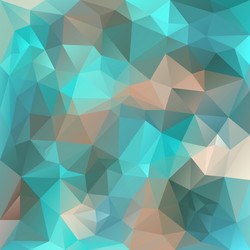 ice blue polygonal triangular pattern background vector image