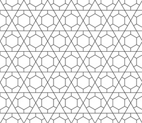 seamless geometric pattern with editable vector image
