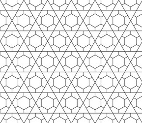 seamless geometric pattern with editable vector