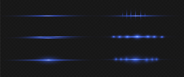 Horizontal sparkle divider line with glow effect Vector Image