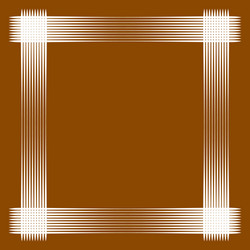 minimal geometric frame with intersecting lines vector image