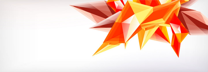 3d triangles and pyramids abstract vector image