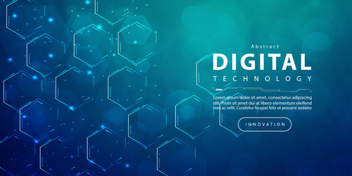 digital technology internet network speed connect vector image