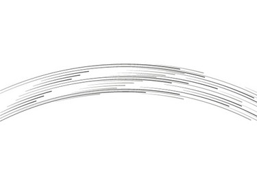 isolated speed lines the effect of movement vector image