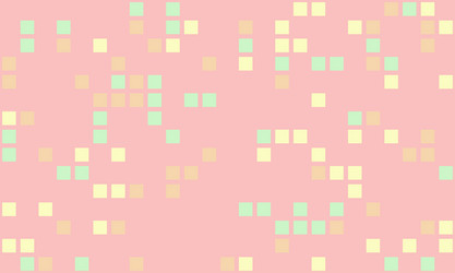 pastel square pixel pattern a soft playful vector image