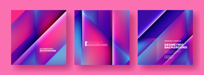 Abstract Fluid Gradient Backgrounds vector image