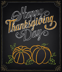 Card thanksgiving day vector