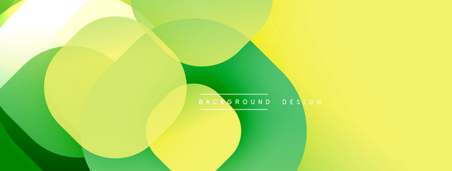 circular abstract design with overlapping vector image