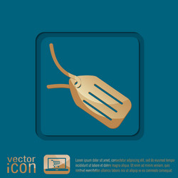 label icon button vector image