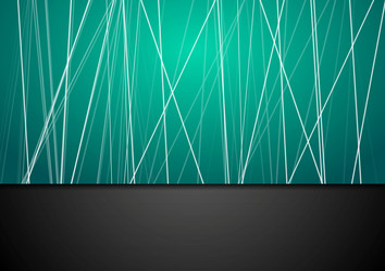 Green black abstract wavy background Royalty Free Vector