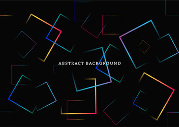 abstract shape square lines pattern colorful vector image