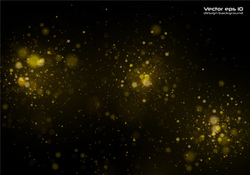 Bokeh effect sparkling vector