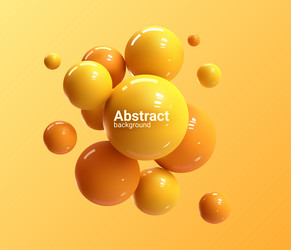 Abstract yellow background vector