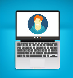 using communication application for conference vector image
