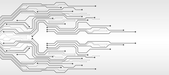 Hi-Tech Data Network Background vector image