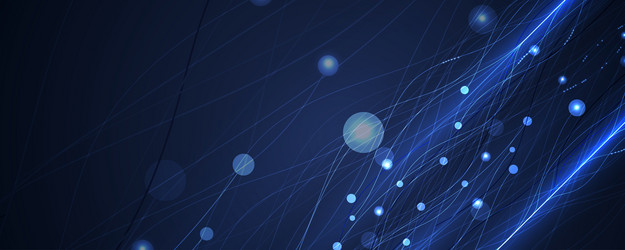 neural network and data science technology vector image