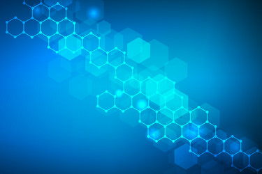 science network pattern connecting lines and dots vector image