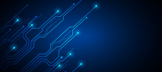 technology background with hi-tech digital data vector image