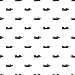 sports powerboat pattern simple style vector image
