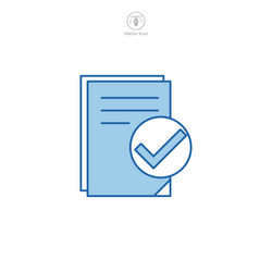 document icon symbol template for graphic and web vector image