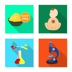 isolated object test and synthetic symbol set vector image
