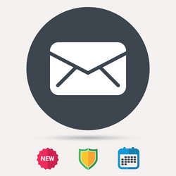 envelope icon send message sign vector image