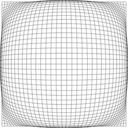 grid mesh lattice grating with distort deform vector image