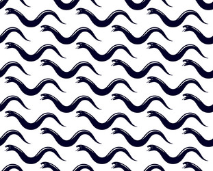 repeat snakes seamless pattern tiling endless vector image