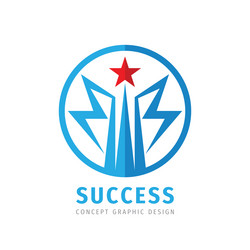 success business logo template concept vector