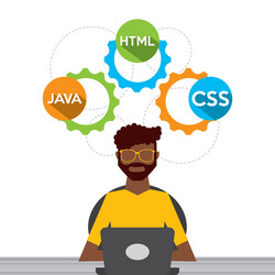 programing language design vector image