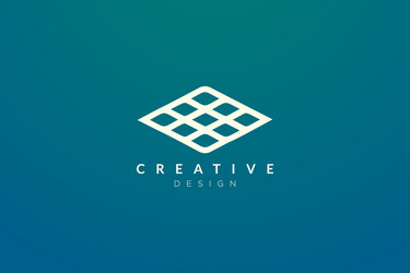 design geometry boxes with abstract shapes vector image