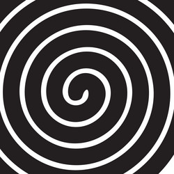 Hypnotic spiral background Royalty Free Vector Image