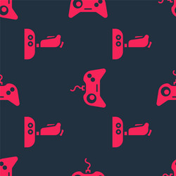 set joystick for arcade machine and gamepad vector image