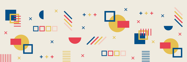 abstract background with different geometric vector image