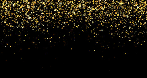 festive background with gold stars glitter Vector Image
