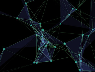 virtual abstract background with particle vector image