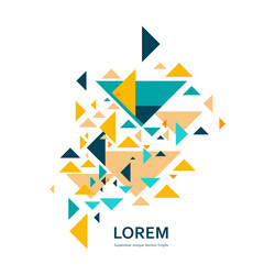 abstract geometric background with modern vector image