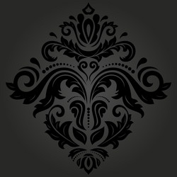 damask orient pattern vector