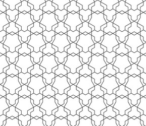 seamless geometric pattern with editable vector image