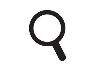 search icon magnifying glass symbol vector