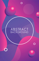 circular frame in colorful abstract background vector image